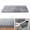 thumbnail image 4 of GUOOL shamjina Non Slip Memory Foam Tub-Shower Bath Rug, Bathroom Carpet, 2 Size, Gray 40x60cm, 4 of 9