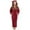 Wine, variant on lnmuld Kids One-piece Solid Color Soft Lined Girls Romper Jumpsuit Warm Thickened Winter Playwear Cozy Outfit for Toddler Baby Size:5-6 Years
