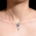 thumbnail image 3 of RYLOS Matching jewelry Sterling Silver Guardian Angel Set: Necklace, Tennis Bracelet, & Ring. Gemstone & Diamonds, 7"-8" Wrist & 18" Chain.  Garnet January Birthstone; Size 6, 3 of 9