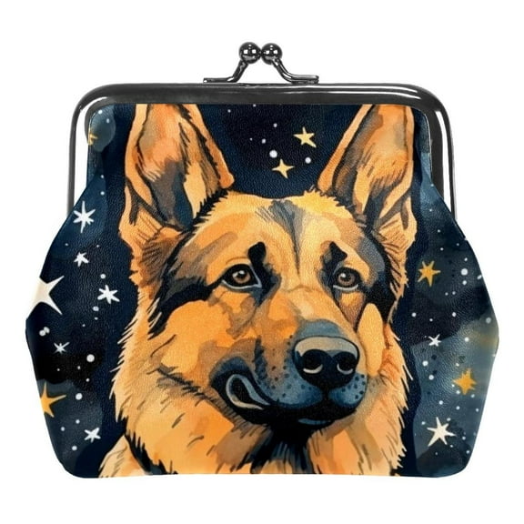 Shepherd Dog Coin Purse Wallet Bag Change Pouch Gifts for Women Kids Girls Key Holder