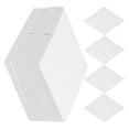 thumbnail image 4 of KAKOWELY White Piecing Paper Quilting Diy Flower Paper 100pcs Diamond Shaped Templates For Patchwork Projects Reusable Easy To Use All Skill Levels,2.05"X1.54"X0.04", 4 of 5