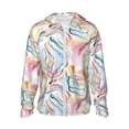 thumbnail image 2 of Lsque Abstract Marble Texture UPF 50+ Lightweight Sun Protection Men's Women's Long Sleeve Shirt, Hoodie Performance -3X-Large, 2 of 9