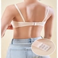 thumbnail image 4 of Uccdo 4 Packs Teens Girls Adjustable Strap Solid Training Bra Sets Wireless Padded Crop Cami Sports Bra 10-16T, 4 of 9