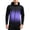 Purple, variant on Men's Gradient Print Reflective Strip Hooded Running Jacket Full Zip Raglan Sleeve Quick Dry Breathable Athletic Wind Coat Moisture Wick