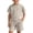Khaki, variant on NAISIBABY Boys Outfit Sets, Short Sleeve T-Shirt & Elastic Waist Shorts with Pockets Summer Kids Fashion Clothes Coffee Size 10