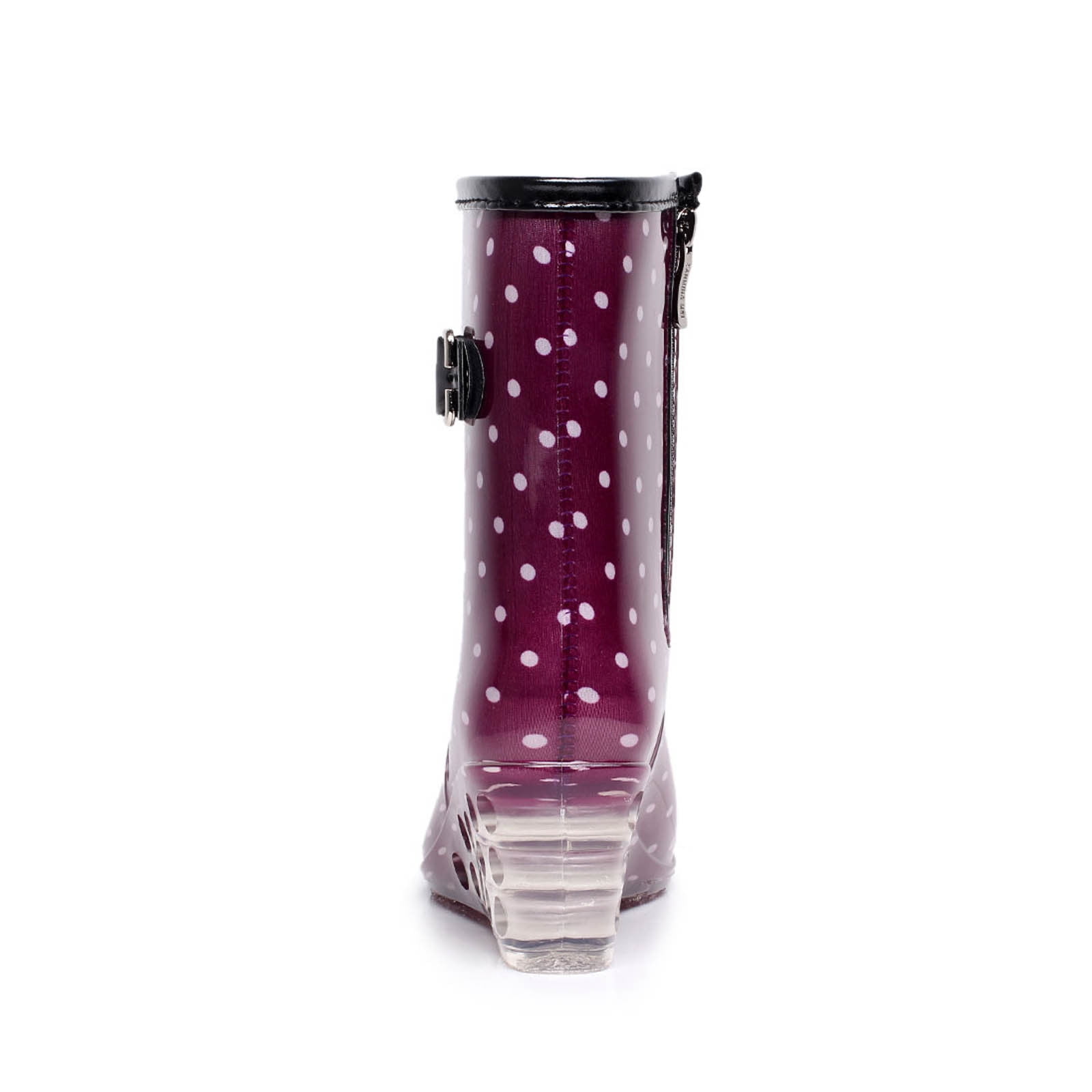 OKBOP Women's Rain Boots-Fashion Winter Walking Shoes Women Long Black Boots Warm Christmas Zipper Comfort Womens Boots Clearance