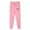Pink, variant on YABCSAZ Women's Fleece Lined Sweatpants with Pockets Baggy Joggers Trendy Fall Fashion Drawstring Sweat Pants Winter Clothes