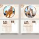 thumbnail image 5 of 2023 Funny Cats Hip Calendarios de pared 12 meses Bobina Calendario anual Decoración de pared Tmvgtek Para estrenar, 5 of 5