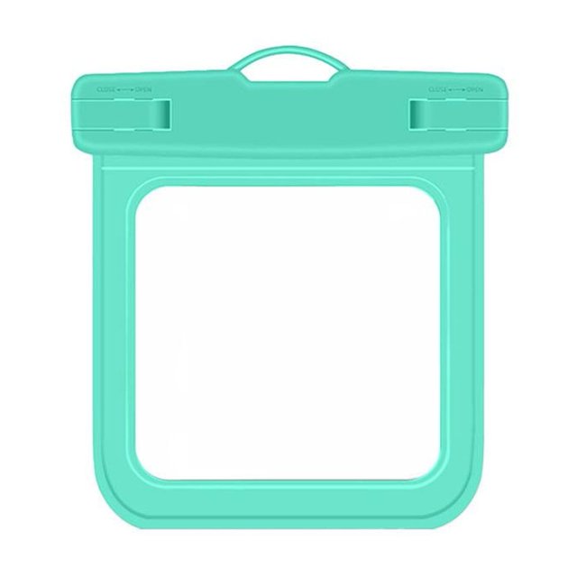 Universal Waterproof Phone Pouch IPX8 Protection Clear TPU Dry Bag for Small Electronics Cash Keys ID Cards, Touch Screen Compatible Submersible Case 4.76" x 4.21"