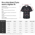 thumbnail image 6 of Lsque Play Hockey pattern Hawaiian Shirt for Men, Unisex Summer Beach Casual Short Sleeve Button Down Shirts-Small, 6 of 9