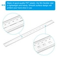 thumbnail image 3 of Uxcell Film Flexible Ruler 40cm 0.1mm Scale with R Angle and Width Lines Clear PET Plastic Folding Straight Ruler for Factory, Transparent, 1 Pcs, 3 of 6