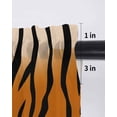 thumbnail image 6 of Leopard Print Curtains 63 Inch Length, Sheer Curtains for Bedroom Living Room Window Farmhouse Brown Black Animal Texture Rod Pocket Voile Drapes Kitchen Curtains Small Half Window 42"x63" 2 Panels, 6 of 6