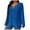 Blue, variant on EDFBUYKRS Female Sweaters Women's Cardigans 2026 Fall Dressy Casual Long Sleeve Crewneck Button Down Open Front Soft Knit Cardigan Sweaters Fall Sweater Xl