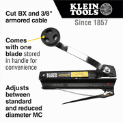 Klein Tools Armored and BX Cable Cutter