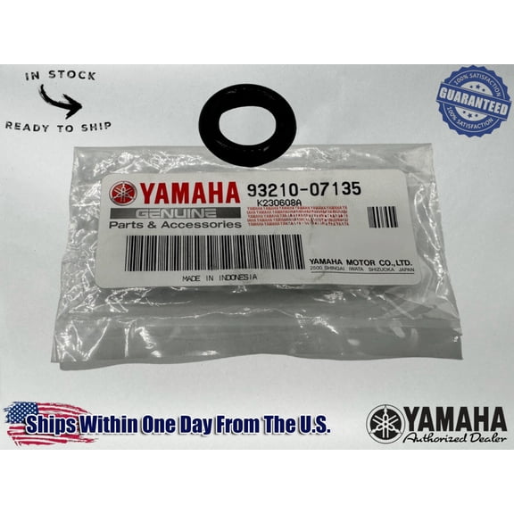 Yamaha Genuine OEM Authentic O-Ring  93210-07135-00