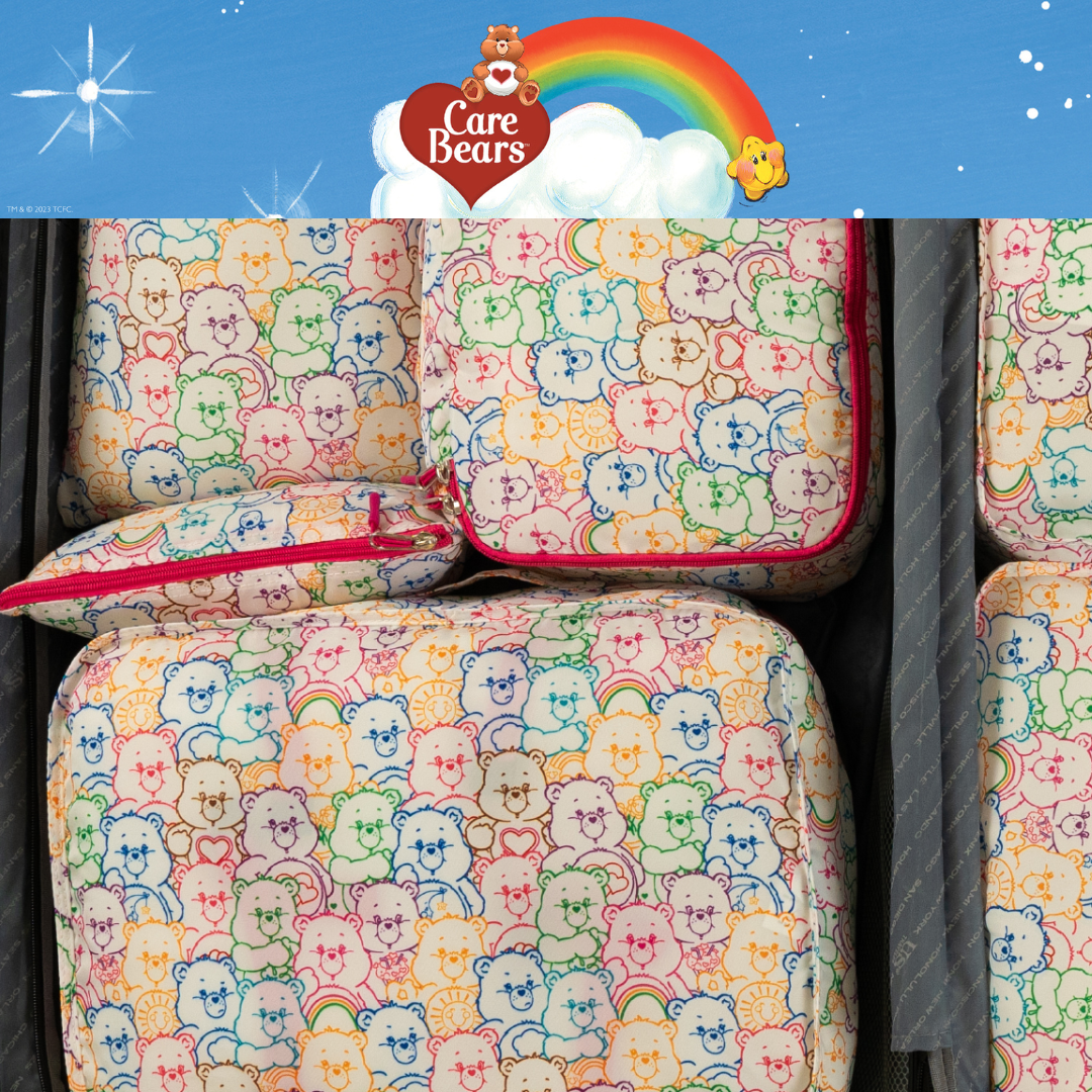 Care Bears 7 Piece Packing Travel Cubes, Organizational Storage