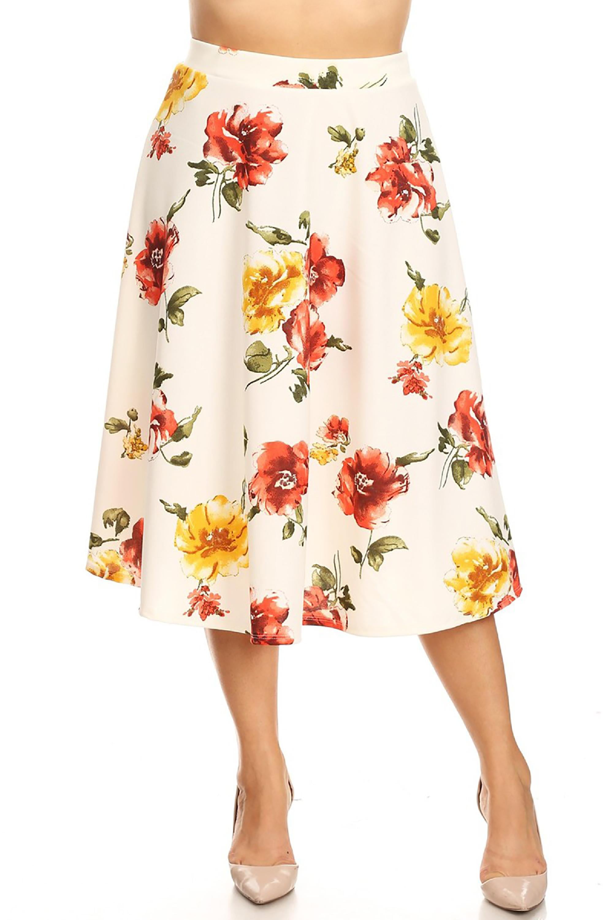 melt the lady back pleats skirt(ivory)-