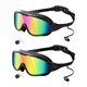 thumbnail image 5 of Gafas de natación de 2 piezas, antivaho, de visión amplia, para adultos, resistentes al agua, cómodas, profesionales, a prueba de fugas y ajustables. Estilo E, 5 of 8