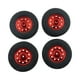thumbnail image 3 of de plástico duro duraderas negro/rojo para 1/10 modelo RC camión (paquete de 4) - Rojo neumáticos Neumáticos rojos Sunnimix rc car truck neumáticos y ruedas, 3 of 8