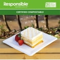 thumbnail image 3 of 10 Inch Square Plates | Tree-Less™ Compostable Molded Fiber, 3 of 3