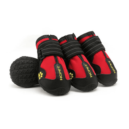 

SHENZHENXULIZX Waterproof Reflective Outdoor Anti-slip Pet Dog Shoes Boots for Small Medium Large Dogs | Paw Protector | Snow and Rain Resistant | Durable Dog Training Gear