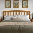 thumbnail image 3 of Pemberly Row Richmond King Wood Headboard in Light Toffee, 3 of 8