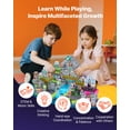 thumbnail image 4 of Bloques magneticos VEVOR, 100 piezas, juego de zombis de cementerio, STEM, Montessori, juguetes sensoriales, 4 of 9