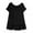 Black, variant on SHITINN Women Lady Linen Solid T-Shirt Casual Plain Loose Blouse Shirt Asymmetrical Tops Short Sleeve Tops for Women Womens Basic Tops Women's Tops, Tees & Blouses