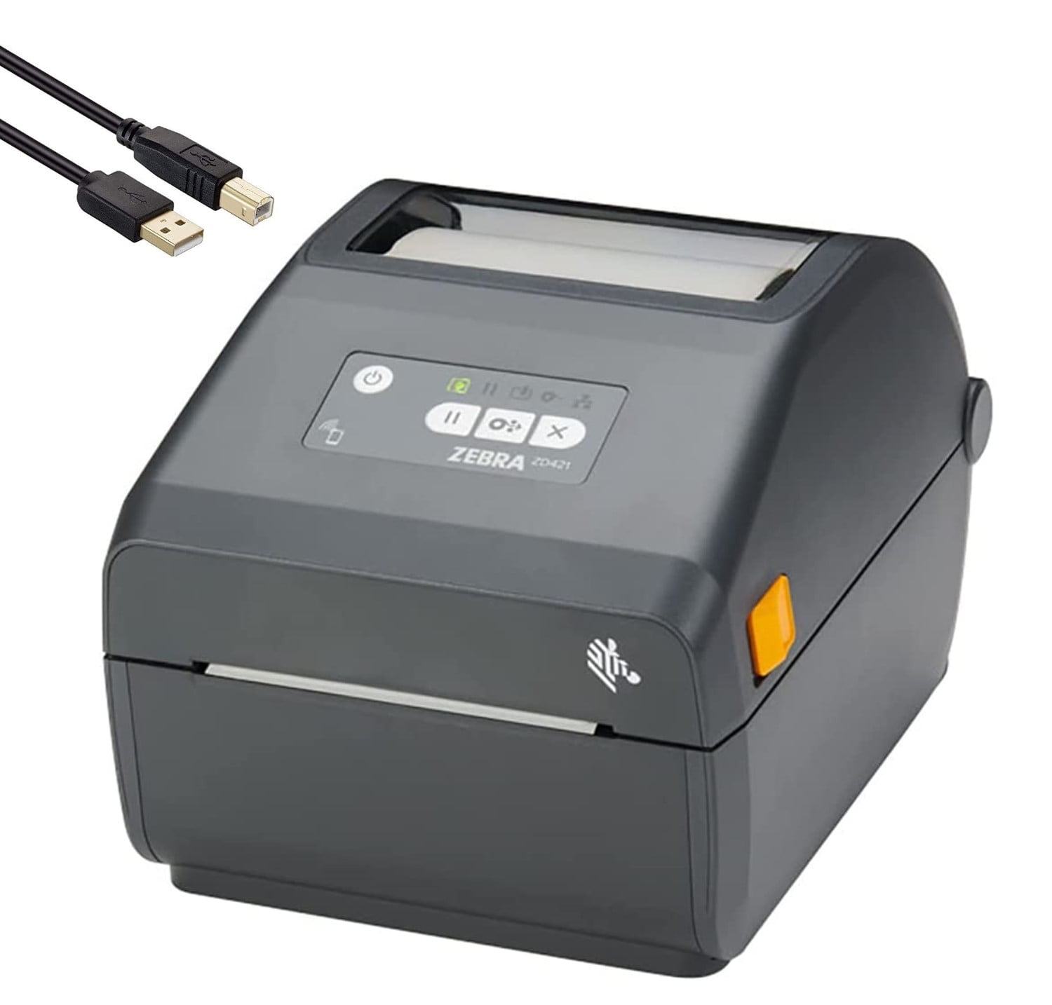 Zebra ZD421 300 dpi Direct Thermal Only Desktop Printer Ethernet,  Bluetooth and USB Connectivity, 4.27