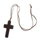 thumbnail image 4 of Wooden Cross Necklace 30Pcs Black Cross Pendant Necklace with Durable Style for Decoration, 4 of 5