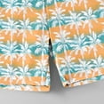 thumbnail image 3 of Boys Hawaiian Beach Shorts Summer Trendy Tropical Vacation Swim Trunks Drawstring Quick Dry Casual Holiday Shorts 7T, 3 of 6