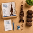 thumbnail image 3 of DIY Crochet Spiral Bat Suncatcher Complete Kit, Halloween Crochet Craft Set with Yarn, Hook, Needle and Step-by-Step Instructions, 3 of 6