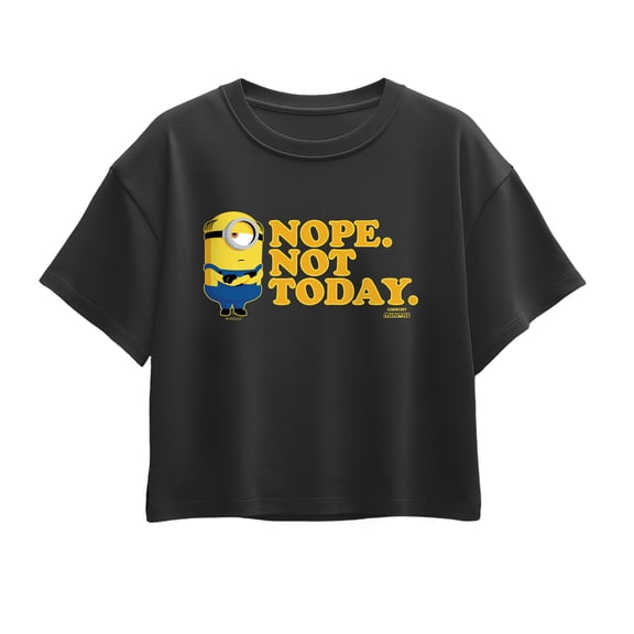 Despicable Me - Not Today Short Sleeve Boxy Graphic T-Shirt