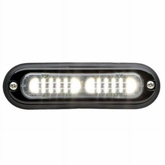 Whelen TLIC Ion T-Series Bolt-on Mount Black LED Strobe Light, White