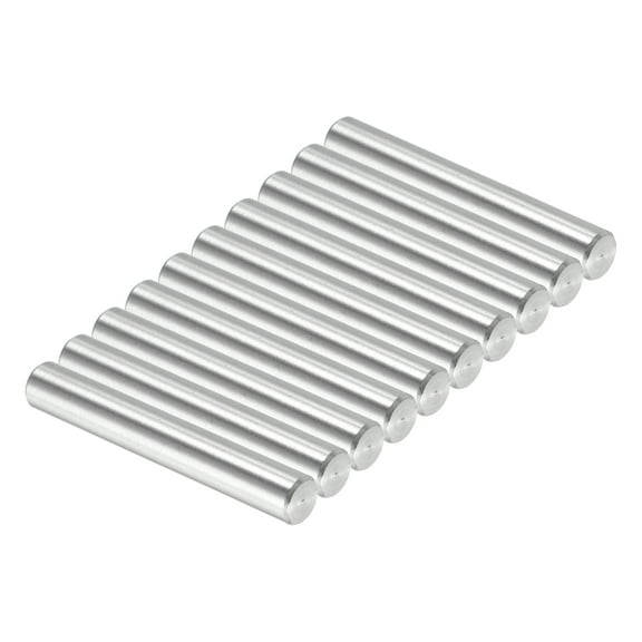 Uxcell 10pcs Dowel Pins M6x40mm Stainless Steel Round Head Shelf Support Peg Pin Rod