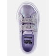 thumbnail image 4 of Wonder Nation Toddler Girls Glitter Two Strap Skate Sneakers, 4 of 6