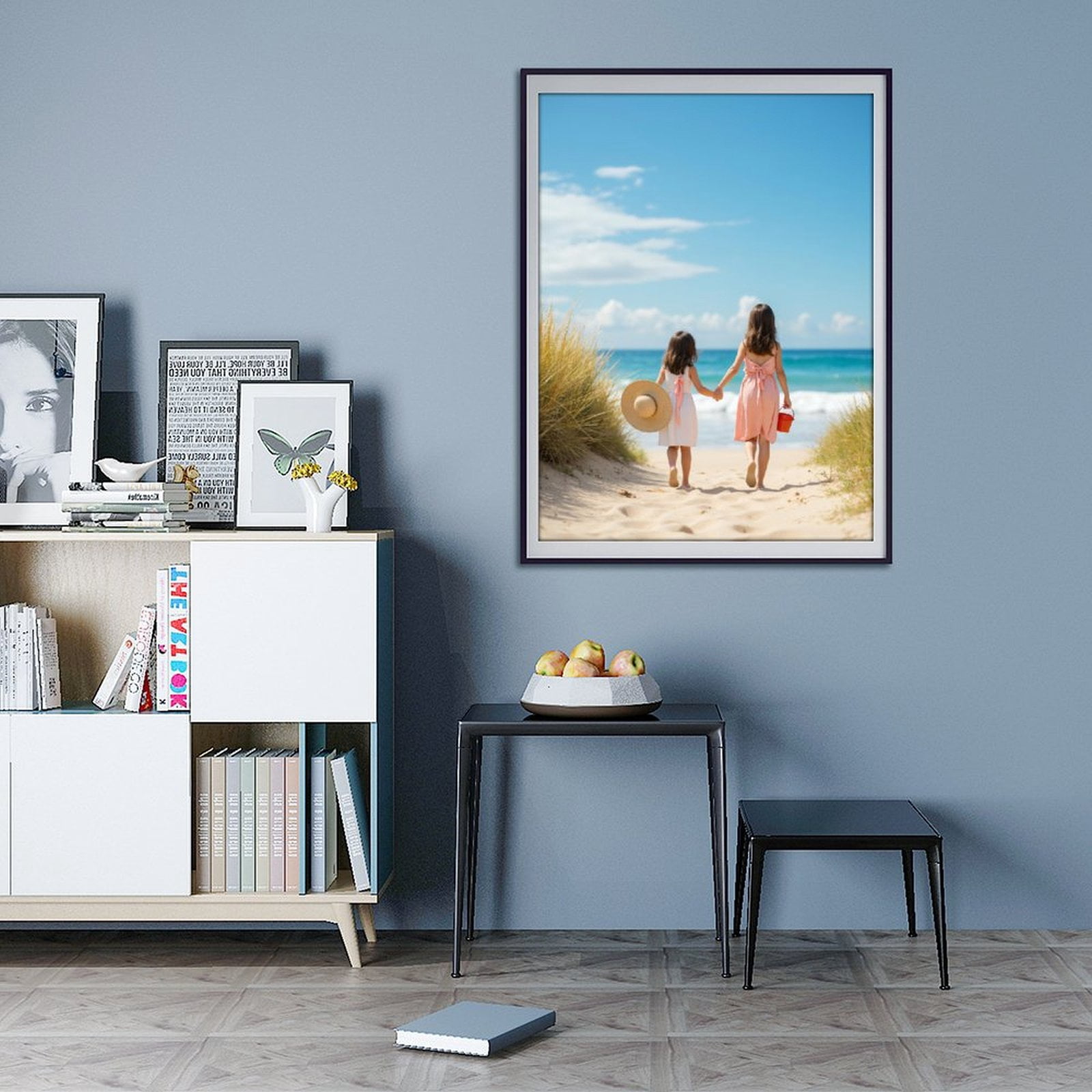 Diamond Art Kit for Adults, Girls Beach Adventure Summer Day Diamond Painting for Adults Beginners, 5D DIY Diamond Art Painting Kits, Colorful Diamond Painting Craft for Home Decor 12x16