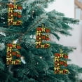 thumbnail image 4 of DAMAI 2026 New 26 Christmas Letter Ornaments with Bow Berry Pinecone Christmas ball, 2D Initial Ornaments for Christmas Tree, Personalized Name Decorations with Alphabet Letters for Holiday Decor, 4 of 5