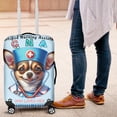 thumbnail image 4 of Just a Certified Nursing Assistant Cna Who Loves Her Chihuahua Travel Luggage Cover Dog Lover Gifts Idea Suitcase Dust Protective Decor - 00003, 4 of 5