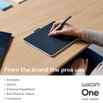 thumbnail image 3 of Wacom One Bluetooth Drawing Tablet, Medium 9.9 x 7.1 Compact Graphics Tablet with Wacom One Pen, Entry-Level Creative Tablet for Chromebook, Mac, Windows PC, Android, 3 of 5
