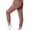 Brown, variant on Women's Lightweight Hiking Cargo Pants Quick Dry Outdoor Joggers with Elastic Waist Button & Pockets S