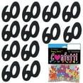 thumbnail image 3 of Confetti Number 60 Black - Pouch (1/2 oz) - CCP7600, 3 of 8
