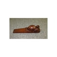 thumbnail image 3 of D-Art Collection Solid Teak Wood Turtle and Crab Door Stopper in Dark Brown, 3 of 6