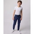 thumbnail image 6 of Real Essentials 3 Pack: Boys' Cotton Fleece Cargo Joggers Athletic Sweatpants - Kids Casual Sports Pants Pockets (Ages 6-16), 6 of 6