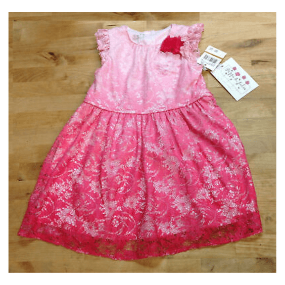 Pippa and Julie Baby Girls' Dress, Pink, Size 3T