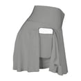 thumbnail image 4 of WERYOUNG Women's Skirts Solid Color High Waist Lightweight Yoga Workout Activewear Skirt Dinner Party Comfortable Cozy Skirts, 4 of 5