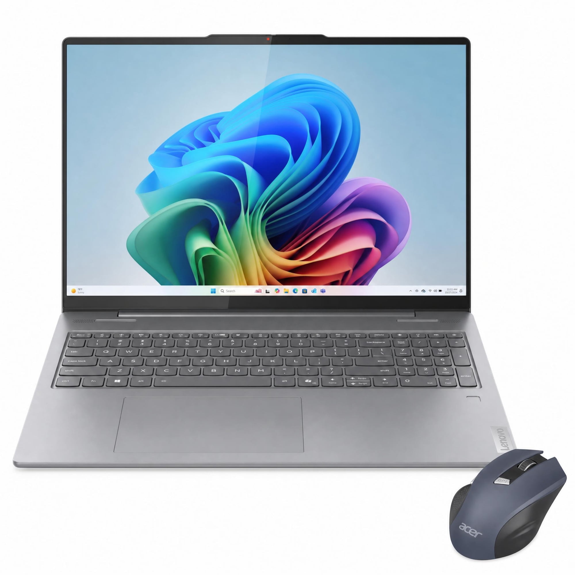 Lenovo Yoga 7i 2-in-1 16" 2K Touchscreen Laptop, Intel Core Ultra 7 256V, 16GB RAM, 512GB SSD, Intel Arc 140V, Luna Grey