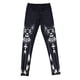 thumbnail image 5 of Jumpingount Pantalones largos ajustados elásticos elásticos con estampado Digital para niñas y mujeres Ropa interior, 5 of 6