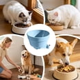 thumbnail image 5 of Kennel Cup, Crate Bowl with Bracket for Cage and Yard Use，Blue, 5 of 8