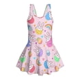 thumbnail image 7 of FOR U DESIGNS Girls One Piece Swimsuit with Skirt Comfortable Summer Swimwear Toddler Girls Swimsuit Easter Gifts for 3-13 Years, Rabbit Easter Egg Rainbow, 7 of 7